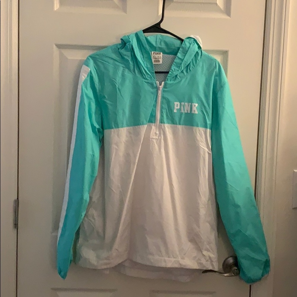Pink rain jacket- brand new without tags
